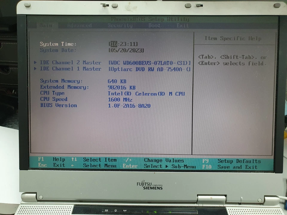 Fujitsu Amilo Pro V2055 Processor CPU SL8VZ Intel Celeron M 420 Processor 1.60GH - Image 2 of 4