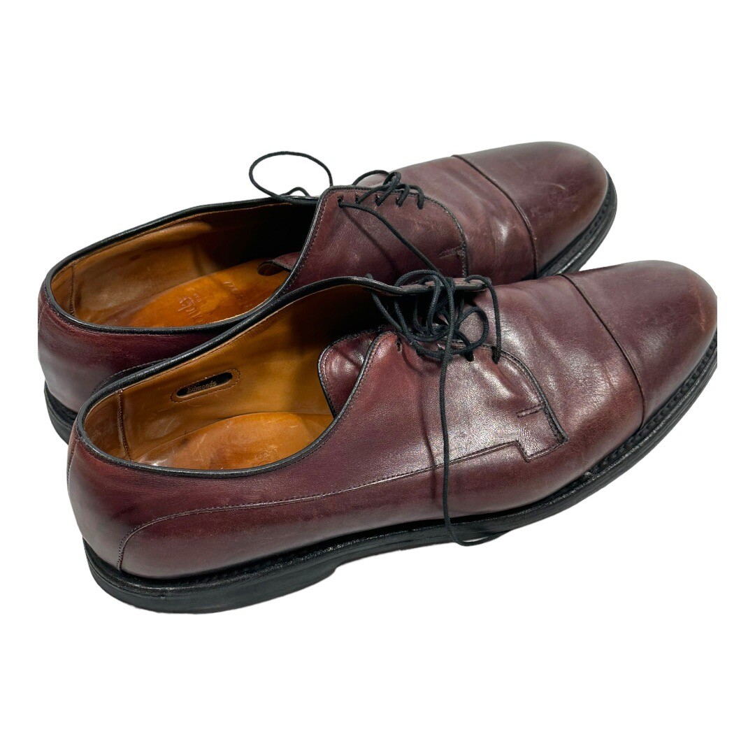 Allen Edmonds Bergland Lace-Up Oxford Shoe Cap Toe Merlot  display picture 1