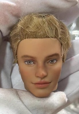OOAK Barbie Ken doll Repaint Custom Art Doll Head ~Boy, Only Head