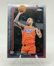 2025-26 Topps Basketball Chrome Jaylin Williams #105 Oklahoma City Thunder