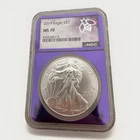 2019 Silver Eagle 1$ NGC MS 70 - TRADER BEA PURPLE CORE