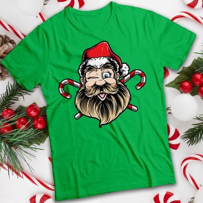 Ahegao Weihnachten T-Shirt lustig Herren und Damen zwinkernder...