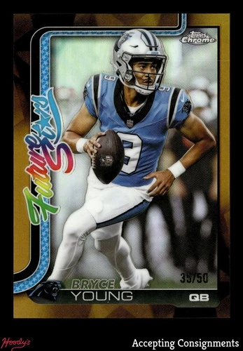 2025 Topps Chrome Bryce Young Base (RAW)