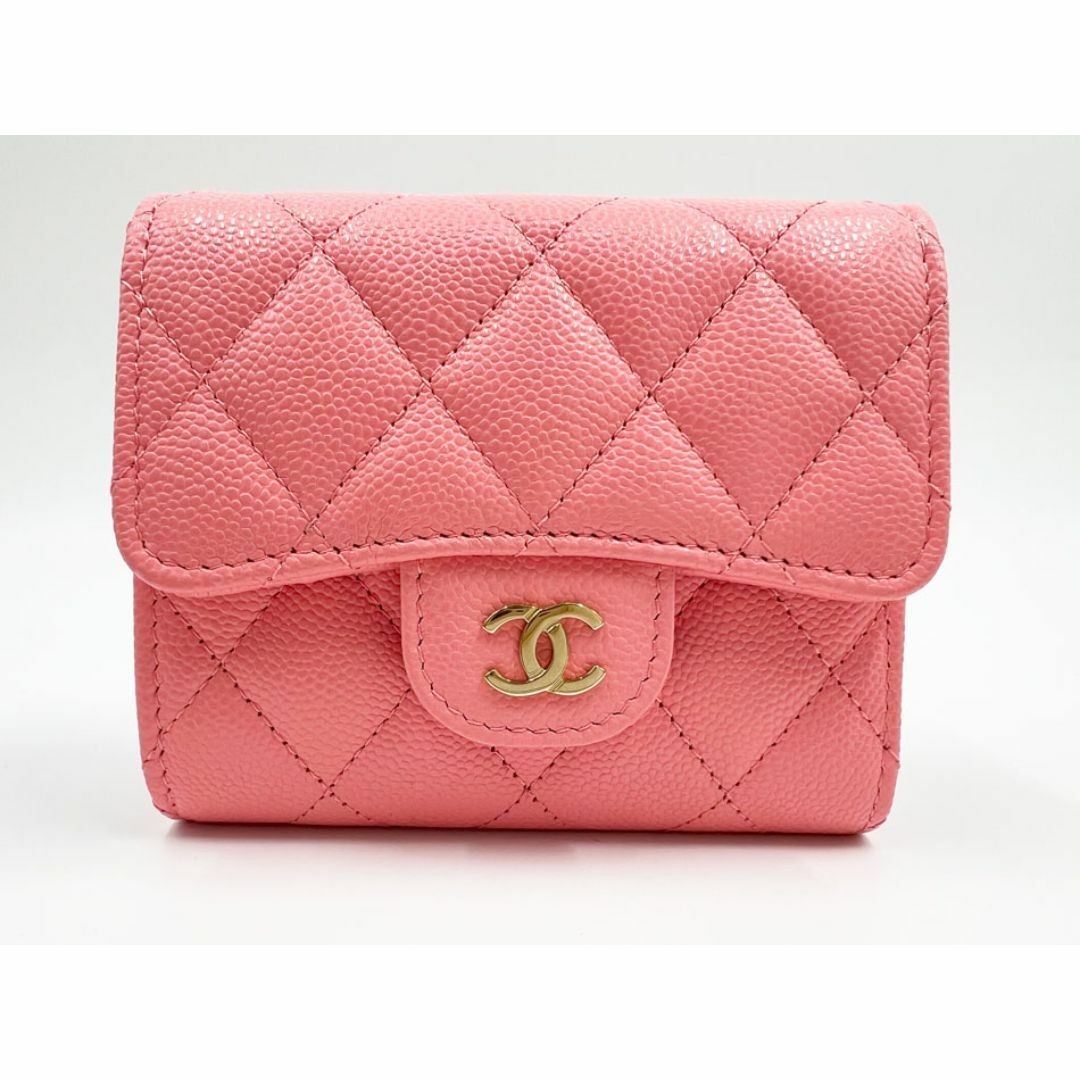 Chanel Matelasse Trifold Wallet Classic Small Flap Caviar Calfskin