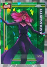 2026 Topps Chrome Marvel Sapphire Amaranth #4 Green 75/99
