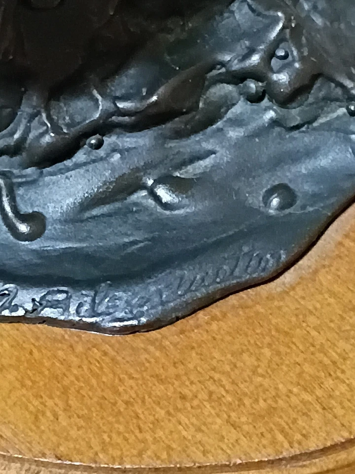 Bronze Fish Sculpture Artist Signed 6 Inches Tall - Image 3 of 4