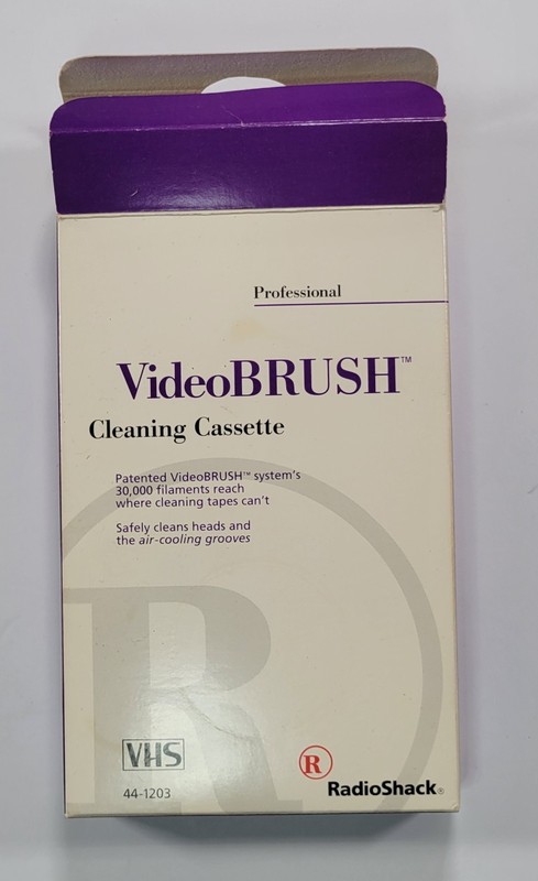 Vhs Video Brush Cleaning Tape