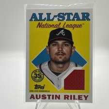 2023 Topps 1988 Topps All-Star Baseball Relics Austin Riley #88ASR-AR Game-Used