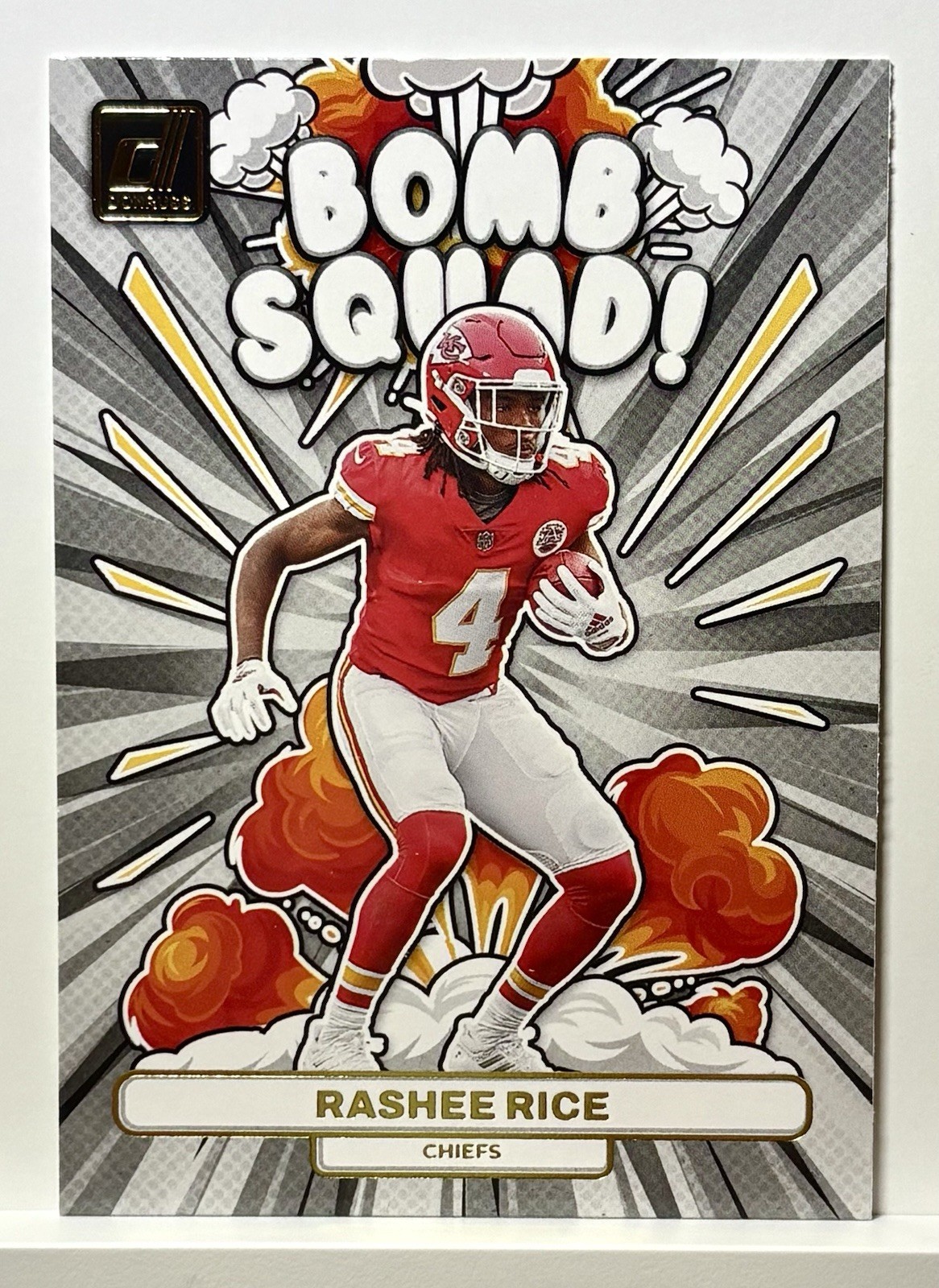 2023 Panini Donruss Rashee Rice Bomb Squad! #BS-16 Chiefs Rookie RC