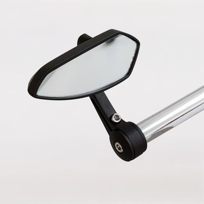 Universal Custom Motorrad 7/8 Zoll Lenkerendenspiegel schwarz