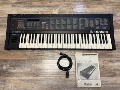 Oberheim Matrix 6 Synthesizer Absolutely Perfect Condition In Every Way W Manual