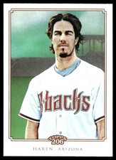 Dan Haren 2010 Topps 206 #175 Diamondbacks MLB READ FREE SHIPPING AutographDen