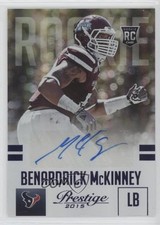 2015 Prestige Rookie Extra Points Blue Signatures Benardrick McKinney Auto 10k8