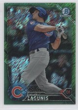 2016 Bowman Chrome Prospects Green Shimmer Refractor 62/99 Mark Zagunis 6u5