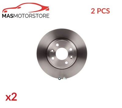 BREMSSCHEIBEN SATZ PAAR BOSCH 0 986 479 A86 2PCS P FÜR DACIA SANDERO II