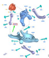 FORD EDGE MK2 Lien de suspension arrière 5310657 E1GC-5A972-AXB NOUVEAU