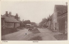 GB Vintage picture postcard, Manton, Rutland  Real photo, unposted