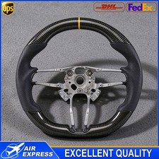 Carbon Fiber Steering Wheel Fit For Porsche Cayman Panamera 911 918 With Heated. Carbon Fiber Steering Wheel Fit For Porsche Cayman Panamera 911 918 With Heated.