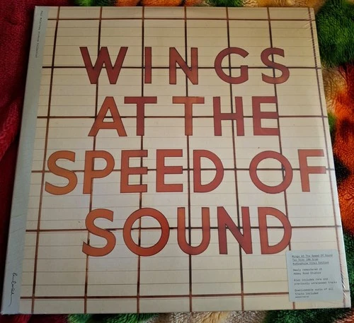 Wings At The Speed Of Sound Paul McCartney Archive 2LP Vinyl Concord OOP SEALED!