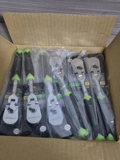 6 pcs Pittsburgh 1/4" Drive Flex Head 72 Tooth Low Profile Ratchet Comfort Grip