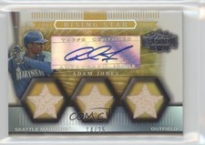 2007 Topps Triple Threads Rising Star Gold 14/25 Adam Jones #167 Auto 1v1