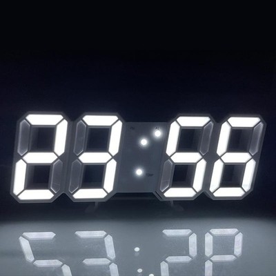 3d LED Digital Clock Luminous USB Wall Clock Multifunctional Home Decor Bedroom