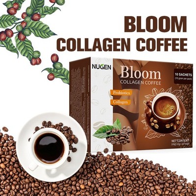Bloom Collagen Coffee Instantkaffee für Frauen und Männer 10/20 Beutel