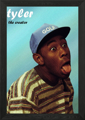 Tyler der Schöpfer Rapper Gerahmtes Wandbild Poster Leinwanddruck Bild