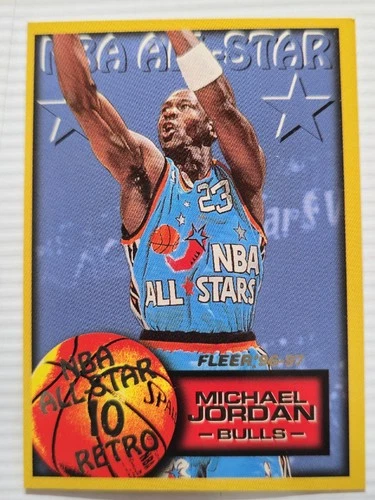 1996-97 Fleer #282 Michael Jordan BASKETBALL Chicago Bulls