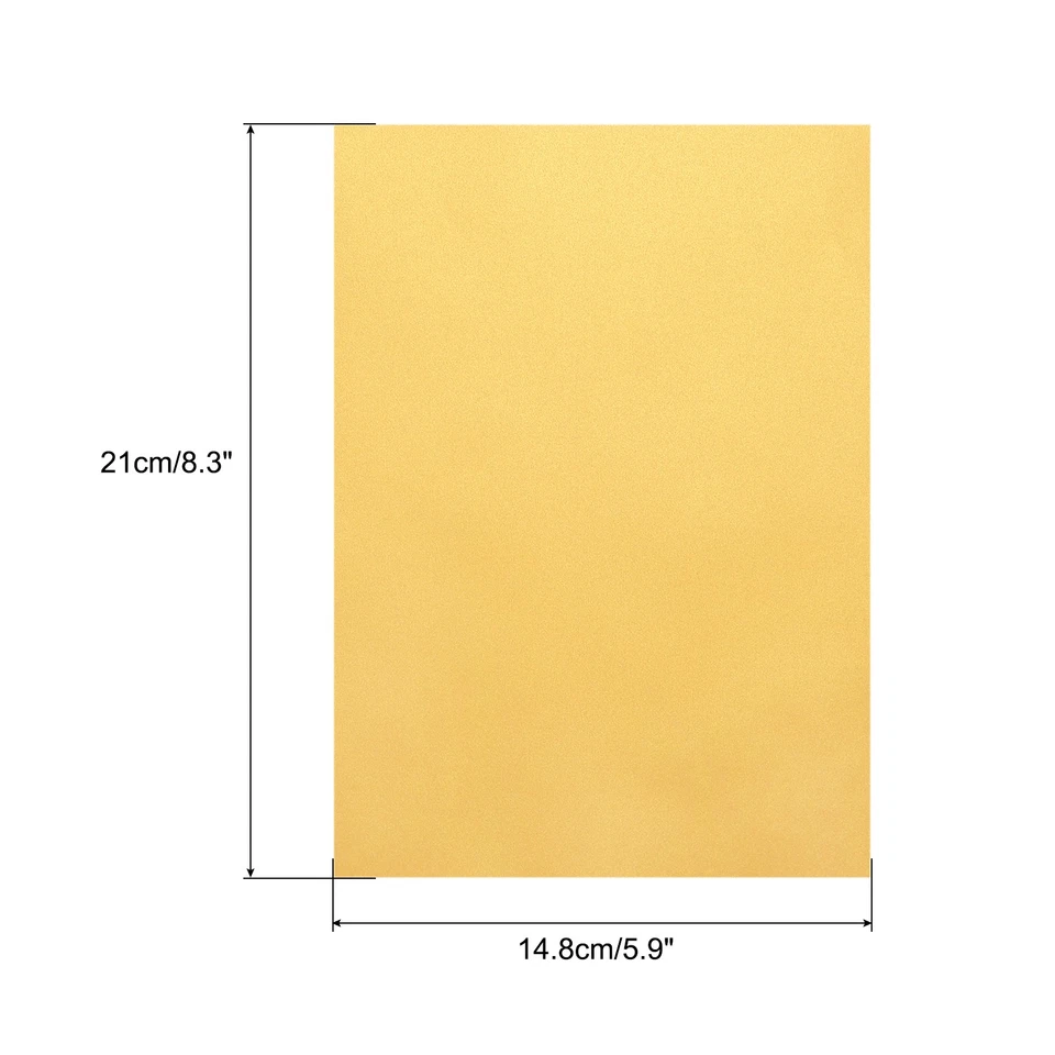 Colored Vellum Paper 20 Sheet Gold 8.3" x 5.9" Printable Vellum Paper - image 2 of 4
