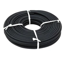 3/8" x 150' Natural Rubber Rope - Solid Core Rubber Bungee Cord for Industria...