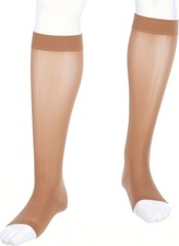 Mediven Assure Calf High, Open Toe, X-Wide, (Size: XXL) 30-40mmHg Beige