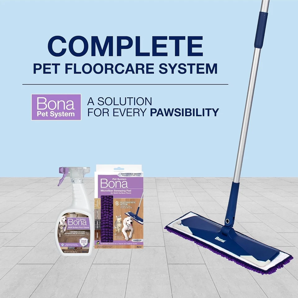 Pet System Microfiber Sweeping Pad for Multi-Surface Floors - for Use with Mops - Image 2 of 4