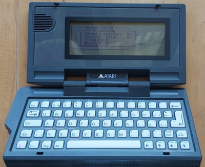 Atari Portfolio HPC-004 guter Zustand mit Zubehör Palmtop/Handheld-Computer DOS