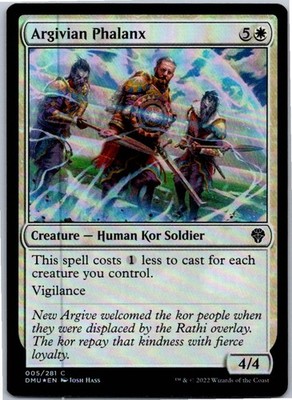 Argivian Phalanx C 5 Foil Dominaria United NM