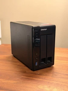 QNAP 2-Bay NAS (TS-251+) with TWO 2TB Seagate IronWolf Pro drives (4 TB total)