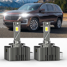 For Chevy Traverse 2019 2020 2021 D3S LED Headlight Bulb Kit High  Low Beam