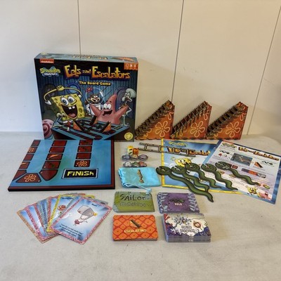 Eels and Escalators Board Game COMPLETE Golden Games 2023 Spongebob Squarepants
