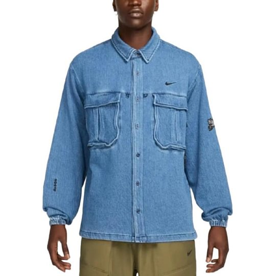Nike X Nocta Opal Lily Pad Denim Shirt FZ3261-486 | eBay