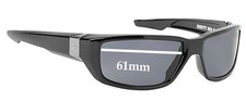 SFx Replacement Sunglass Lenses fits Spy Optic Dirty Mo - 61mm Wide