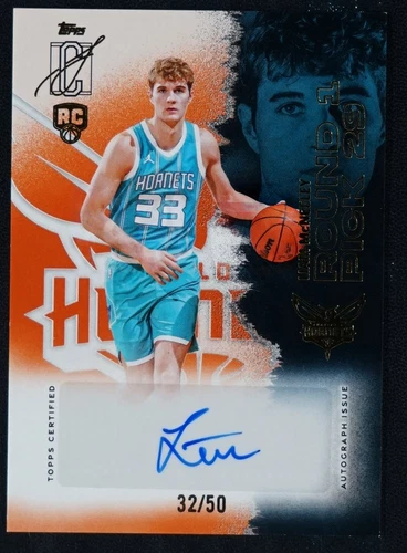 2025 Topps Signature Liam McNeeley Orange (RAW)