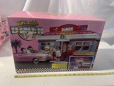 Tyco Dixie's Diner Drive Tin Playset with 5 sets of accessories