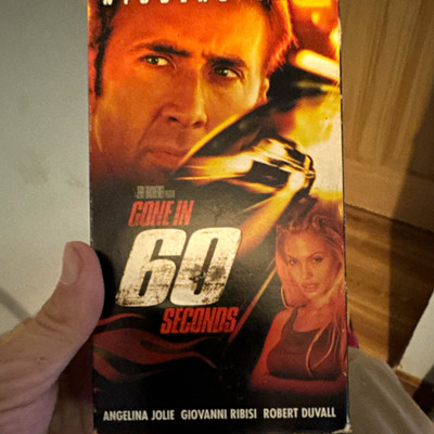 Touchstone Gone in 60 Seconds VHS Full Screen NTSC PG-13 Nicolas Cage 2000