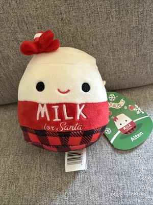 Squishmallows ALTEN Milk For Santa 2023 Christmas Stuffed Animal Plush Toy NWT
