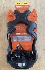icetrax aides à la traction glace et neige taille S/M.  Crampons de glace à enfiler pour chaussures/bottes 
