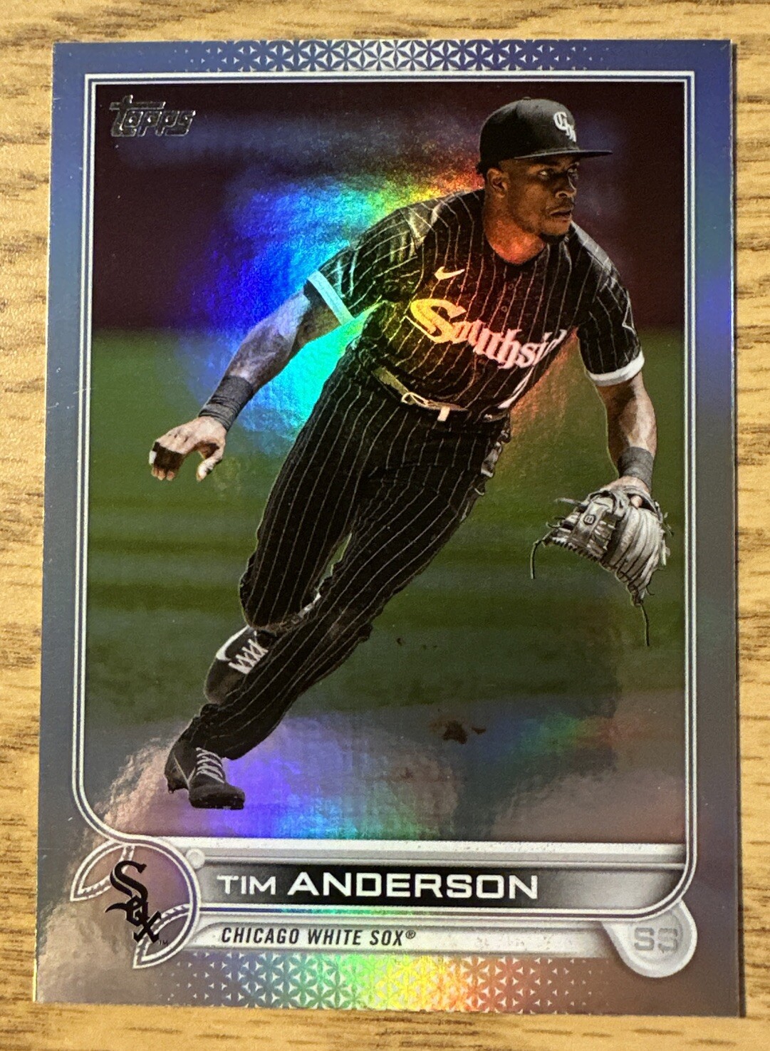 2022 Topps Series 1 TIM ANDERSON Rainbow Foil #64 CHICAGO WHITE SOX