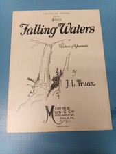 1926 "Falling Waters" Sheet Music LL