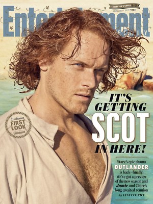 Entertainment Weekly Magazine Sam Roland Heughan Outlander NEW