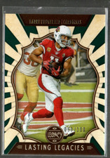 2019 Panini Legacy Lasting Legacies Green #12 Larry Fitzgerald /100