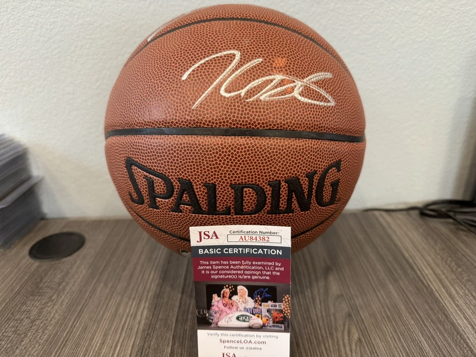 2010 NBA All-Stars Signed Spalding Basketball KD, Carmelo, Kidd, & Howard JSA - Image 4 of 4